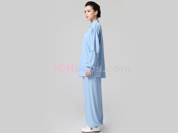 Tai Chi Clothing Long-sleeve Casual Style Linen Suit